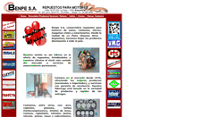 Desktop Screenshot of benpe.com.ar