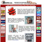 Tablet Screenshot of benpe.com.ar